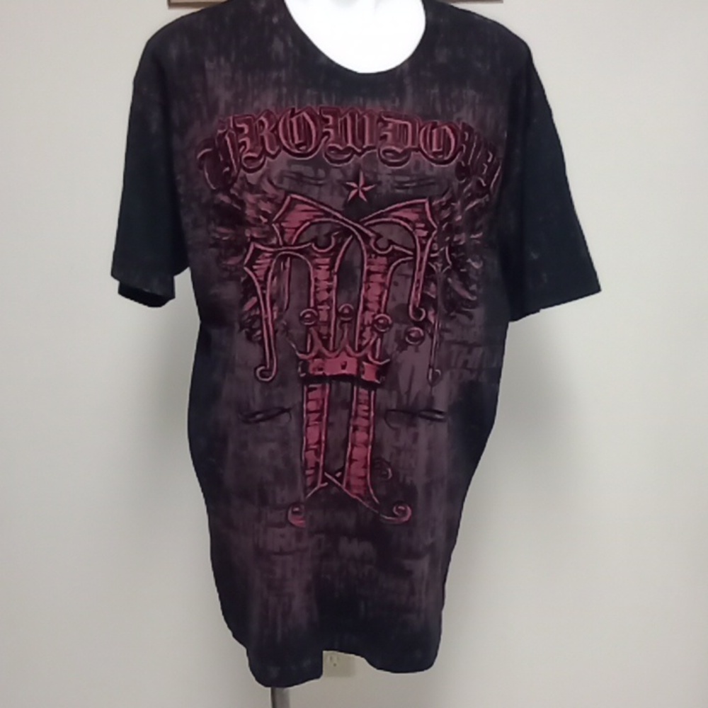 Throw down x large red t shirt